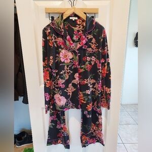 Johnny Was Floral Pajama Set